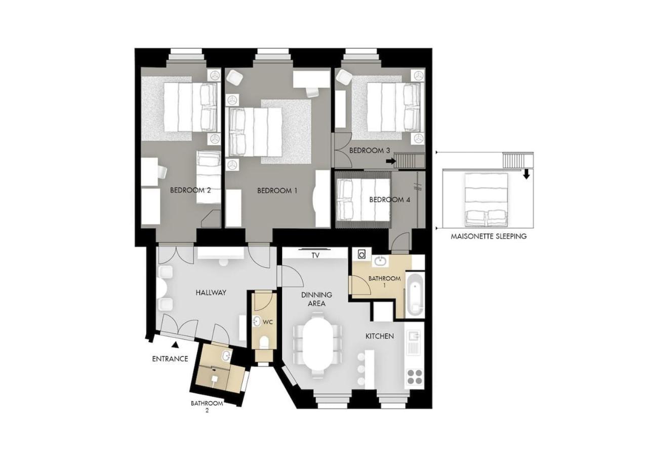 Apartament Luxurious Kafka Family In Old Town